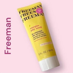 🦄 freeman energize yuzu lemon jelly facial mask 3 fl oz